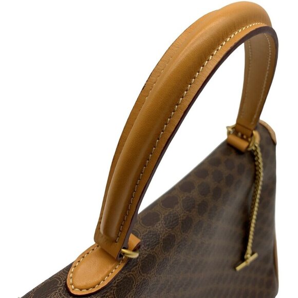 Authentic CELINE Kelly Macadam Hand Bag M13 Brown PVC #36634763 - Picture 11 of 12